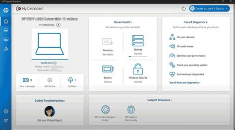 hp support assistant